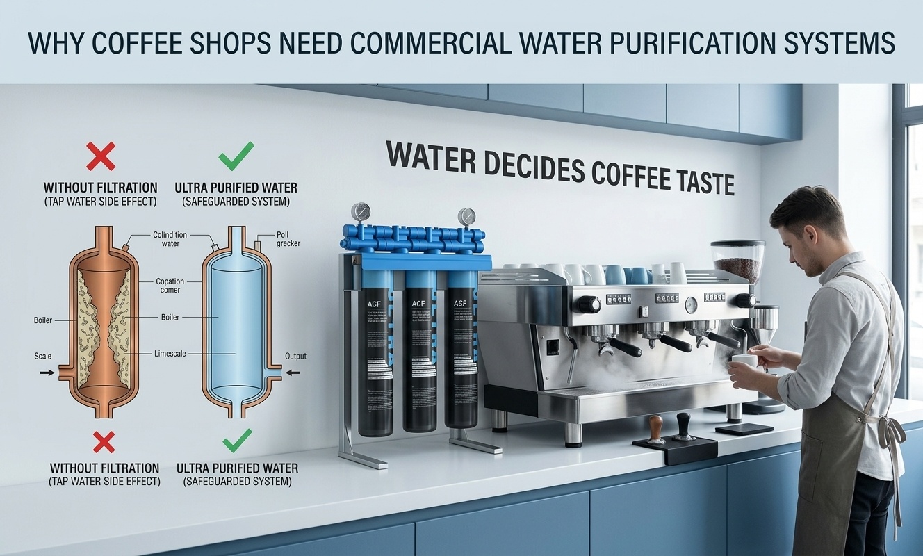 Why Coffee Shops Need Commercial Water Purification Systems